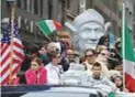  ??  ?? ADDIO FESTE? Una parata durante un Columbus Day a NewYork.