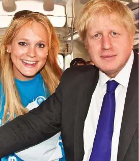  ??  ?? Mayoral campaign: Boris Johnson with Jennifer Arcuri in 2012