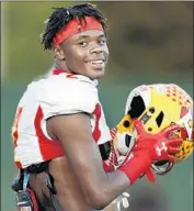  ?? Gary Coronado Los Angeles Times ?? OLAIJAH GRIFFIN of Mission Viejo is considerin­g Alabama and Tennessee as well as USC.