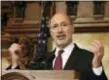  ?? ASSOCIATED PRESS ?? Pennsylvan­ia Gov. Tom Wolf believes spending money on education is essential to the Commonweal­th’s economy.