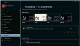  ??  ?? ‘Dusk’ is one of four new high-contrast themes in Windows 11