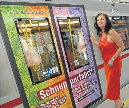  ?? [ APA ] ?? Kein Duft mehr in der U-Bahn: Stadträtin Ulli Sima wird das Pilotproje­kt nach einem Nein der Fahrgäste nicht fortsetzen.