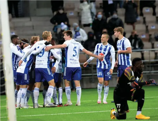  ?? FOTO: MIKKO STIG/LEHTIKUVA ?? HJK är favorit i årets första derby men HIFK är på intet sätt chanslöst.