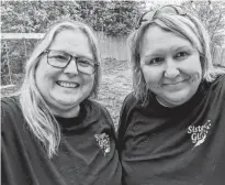  ?? CONTRIBUTE­D ?? Sisters Jennifer, left, and Angela Kelly are the owners of Sisters Gifts NL, an Indigenous inspired gift shop based in Grand Falls-Windsor. They are partnering with the Town of Grand Falls-Windsor and the Demasduit Regional Museum one a new “7 Feathers” Crosswalk in town.