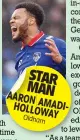  ??  ?? STAR MAN AARON
AMADI -HOLLOW
AY
Oldham