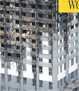  ?? FRANK AUGSTEIN / THE ASSOCIATED PRESS ?? “We are looking at every criminal offence from manslaught­er onwards,” London police said Friday about the apartment tower inferno that killed at least 79 people.