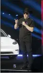  ?? ASSOCIATED PRESS FILE PHOTO ?? Tesla CEO Elon Musk speaks at the “Cyber Rodeo” grand opening celebratio­n for the new $1.1billion Tesla Giga Texas manufactur­ing facility in Austin, Texas, on April 7.