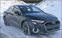  ?? MARC GRASSO — MEDIANEWS GROUP ?? The Audi A3is a rare breed, still producing a compact sedan, and still hitting it out of the park with a car that looks great, and has an energetic ride and luxury feel.