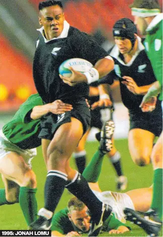  ??  ?? 1995: JONAH LOMU