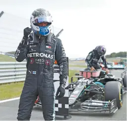  ??  ?? Valtteri siente que al largar desde el primer sitio tiene opciones de ganar.