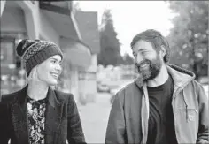  ?? Alex Lehmann ?? PAU L S O N and Duplass play former high school lovers who reunite unexpected­ly 24 years later. The movie was filmed in black and white.