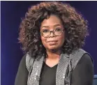  ?? BRYAN BEDDER/GETTY IMAGES ?? Winfrey says she always felt called to teach.