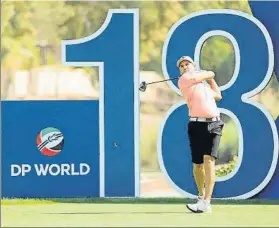  ?? FOTO: GETTY ?? Lo tiene difícil Sergio debe ganar en Dubai y esperar el fallo de Fleetwood y Rose