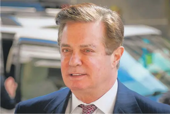  ?? MANDEL NGAN/AFP/GETTY IMAGES ?? Paul Manafort, Donald Trump’s former campaign chairman.