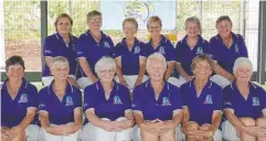  ??  ?? EXCITING: Marlin Coast Bowls Club Pennant team.