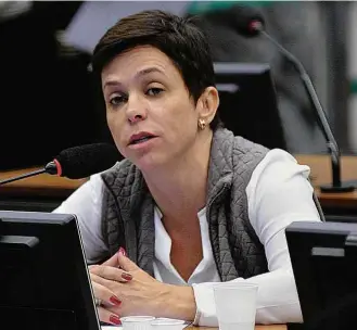  ?? Lucio Bernardo Jr - 4.mai.2017/Câmara dos Deputados ?? A deputada federal Cristiane Brasil (PTB-RJ), indicada de Michel Temer para ministério