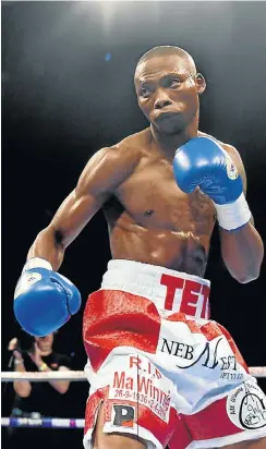  ?? Picture: Getty Images ?? Zolani Tete is attempting to become the first South African to win a unificatio­n bout.
