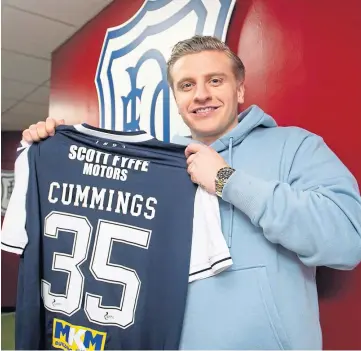  ?? Jason Cummings. ?? SIGHTS ON PROMOTION: Dundee brought in