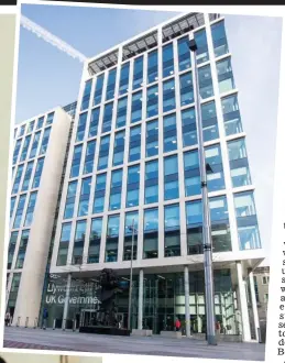  ?? Picture: ATHENA PICTURE AGENCY LTD ?? Hector’s house: The cartoon HMRC inspector and, above, the gleaming Cardiff office