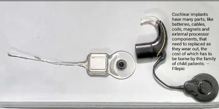 Help to maintain cochlear implants - PressReader