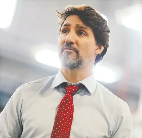  ?? MARK BLINCH / REUTERS ?? The Liberals are counting on Justin Trudeau’s recent successes in getting vaccines to Canadians and growing concerns about climate change to negate his handling of Indigenous affairs and sexual misconduct in the military.