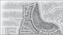  ?? [CITY OF MOORE] ?? This drawing shows an aerial view of The Curve Apartments in Moore.