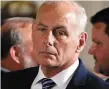  ??  ?? White House chief of staff John Kelly was involved in tussle