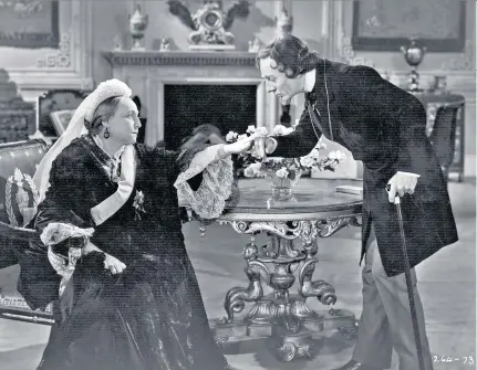  ?? ?? Yes, ma’am: Victoria and Disraeli, as portrayed in Prime Minister (1941)