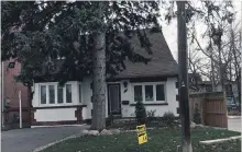  ?? TORONTO STAR PHOTO ?? Supt. Ron Taverner’s Toronto home that he bought off of a close Ford adviser who is now his deputy chief of staff.