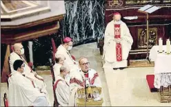  ?? XAVIER CERVERA ?? L’alcaldessa Ada Colau no assisteix a la missa de la festa