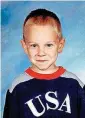  ?? [PHOTO PROVIDED] ?? Authoritie­s published this photo of Logan Tucker when he went missing in 2002.