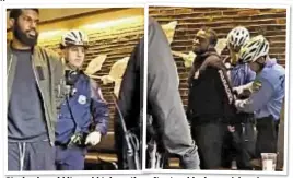  ??  ?? Starbucks said it would take action after two black men (above) were removed from a store in Philadelph­ia on April 12.