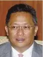  ??  ?? Datuk Seri Abdul Rahman Dahlan