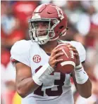  ?? NELSON CHENAULT/USA TODAY SPORTS ?? Alabama is undefeated with Tua Tagovailoa leading the way.