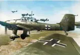  ??  ?? Junkers Ju-87 ground-attack aircraft of Fliegerkor­ps VIII hounded Force W’s retreat and evacuation unmerciful­ly. Ships needed to embark and depart between sunset and 3am to be out of Stuka range by Dawn