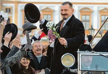  ?? Foto: Česká televize ?? Velký hráč politické scény Ondřej Vetchý jako prvorepubl­ikový státník Alois Rašín.