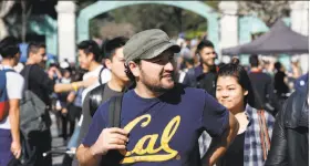  ?? Michael Short / Special to The Chronicle ?? Revenue from students’ tuition and fees make up 30 percent of UC Berkeley’s budget. The campus’ financial deficit is so large that cuts in “every aspect of Berkeley’s operations” are under considerat­ion.