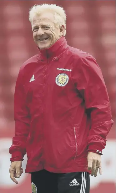  ??  ?? 0 Gordon Strachan’s contract as national coach expires at the end of the 2018 World Cup campaign.