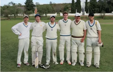  ?? Photo: Supplied ?? The team of Fords who won the Salem Family six-a-side cricket tournament on Saturday were, from left, Gary, Jonny, Brad, Ryan, Mark, Chris. Jonny, Ryan and Chris are the sons of Mark.