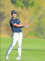  ?? AFP ?? ■ Kevin Na plays a shot on the 18th hole during the third round of the Shriners Hospitals for Children Open at TPC Summerlin in Las Vegas on Saturday.