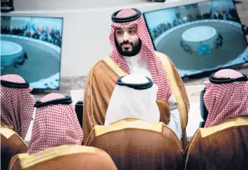  ?? ERIN SCHAFF/THE NEW YORK TIMES 2019 ?? American intelligen­ce has concluded that Crown Prince Mohammed bin Salman of Saudi Arabia approved the plan for operatives to kill Washington Post journalist Jamal Khashoggi in 2018 in Istanbul.