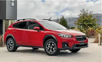  ??  ?? The Subaru XV is essentiall­y a jacked up Impreza wagon, motivated by a 2.0-litre boxer paired with a CVT.