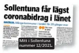  ??  ?? Mitt i Sollentuna nummer 12/2021.