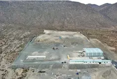  ??  ?? Ubicación. El Centro de Transferen­cia se construye frente a la entrada del ejido Mesón del Norte, en Ramos Arizpe.