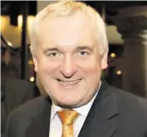  ??  ?? Firm: Bertie Ahern said that Ireland “can’t give an inch” to the UK over the Northern Ireland backstop