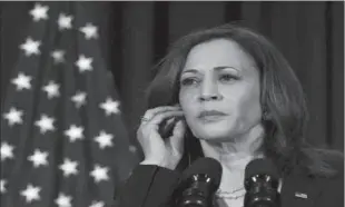  ??  ?? WASHINGTON
US Vice-President Kamala Harris holds a press conference before departing Vietnam for the United States after her first official visit to Asia. -REUTERS