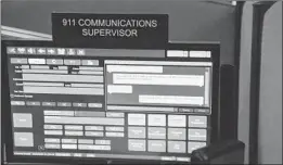  ?? LISA MARIE PANE/AP ?? The 911 call center in Roswell, Ga., is capable of accepting text messages. A handful of states provide text-to-911 service, but implementa­tion is slow.