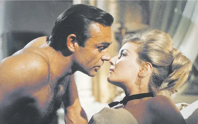  ?? United Artists and Danjaq
,LLC/theasociat edpress ?? Sean Connery as James Bond in a scene from the 1963 film, From Russia With Love.