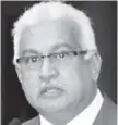  ??  ?? Health Minister Terrence Deyalsingh