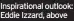  ??  ?? Inspiratio­nal outlook: Eddie Izzard, above